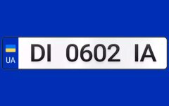 Автомобильные номера серии DI, PD, ED, DC: