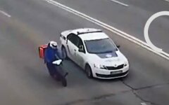 Гонки с патрульными полицейскими в Киеве
