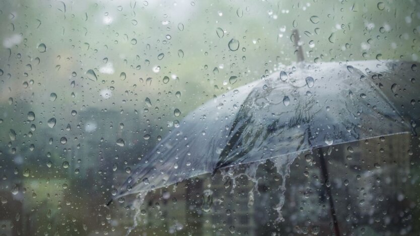 Дождь, зонт