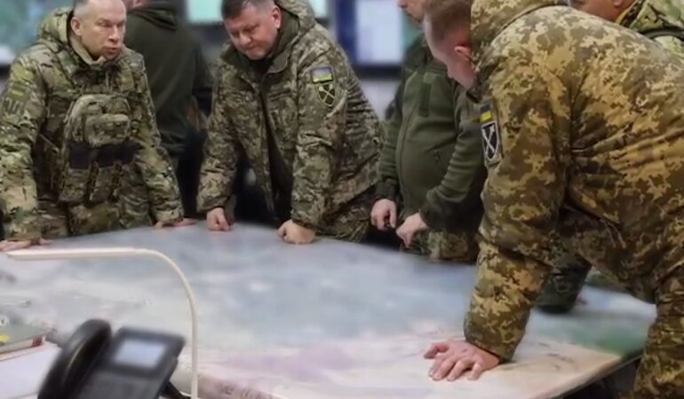 Олександр Сирський та Валерій Залужний