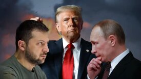 Владимир Зеленский, Дональд Трамп и Путин