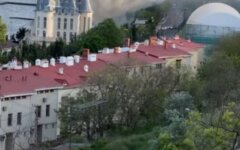 Удар по Одесі 29 квітня: горить "замок Гаррі Поттера"