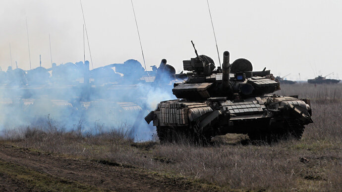 Украинские танки Т-64 Оплот