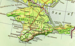 Крым на карте