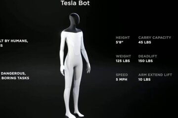 Tesla Bot, Tesla, Optimus, Илон Маск