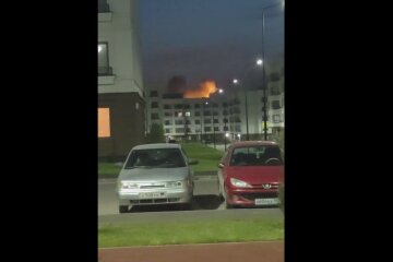 Приліт по окупантах у Маріуполі, скрін