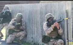 Учения ВСУ в Великобритании, видео