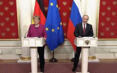 Ангела Меркель и Владимир Путин