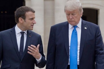 Еммануель Макрон та Дональд Трамп / Фото: twitter.com/EmmanuelMacron