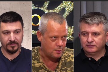 Микола Фельдман, Кирило Сазонов та Юрій Романенко в ефірі