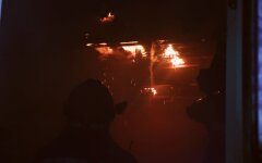 Пожар в Киеве