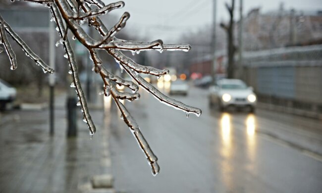 Дожди в Украине зимой
