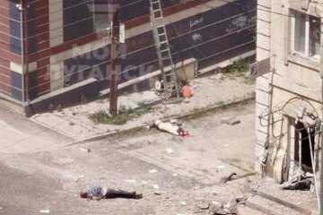 Взрыв в Луганске