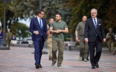 Владимир Зеленский и Матеуш Моравецкий в Киеве