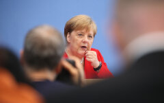 German Chancellor Angela Merkel press conference in Berlin