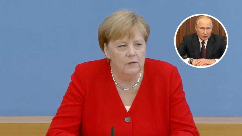 ангела Меркель и Владимир Путин