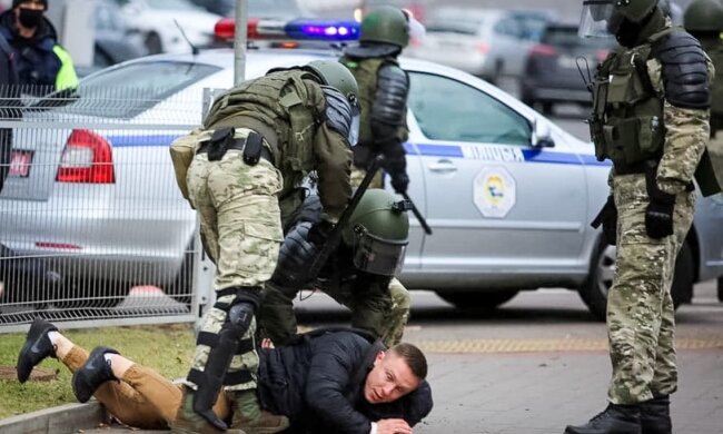 Протесты, избиения, Беларусь