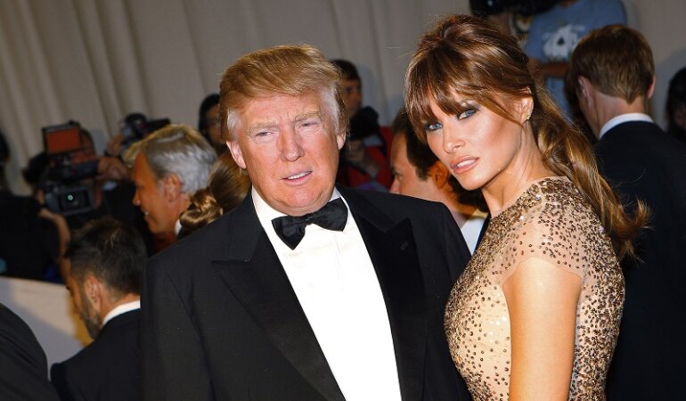 Дональд и Меланья Трамп