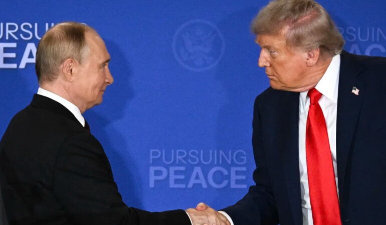 Дональд Трамп и Владимир Путин