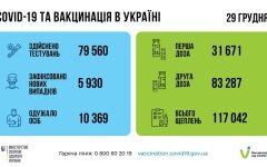 Статистика по коронавирусу на утро 30 декабря, пандемия коронавируса, коронавирус в Украине