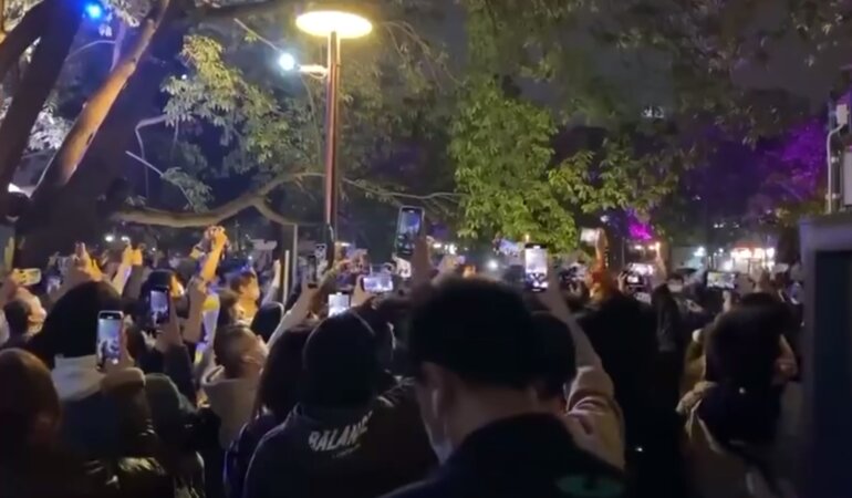Протести у Китаї проти ковидних обмежень