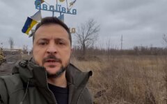 Володимир Зеленський в Авдіївці
