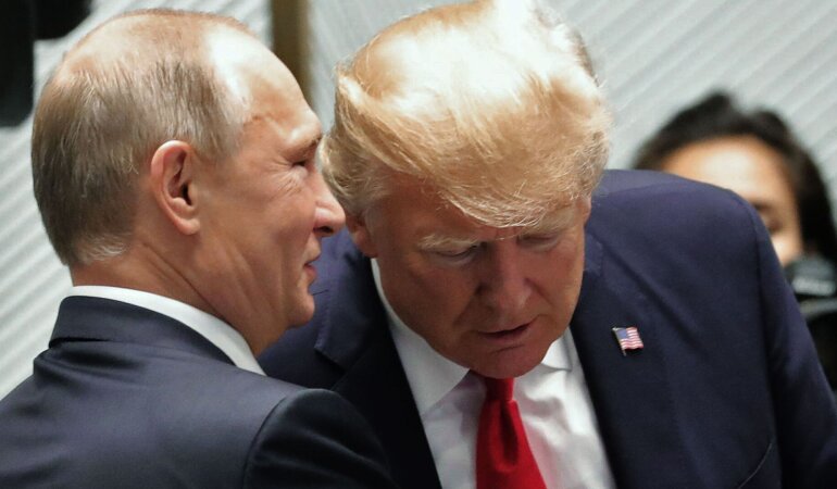 Путин и Дональд Трамп