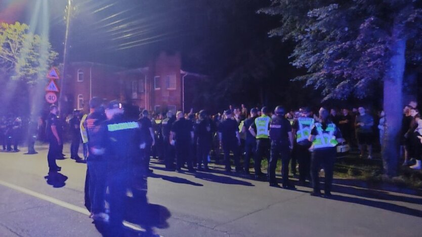 Конфлікт із ТЦК біля стадіону у Вінниці / Фото: Суспільне Вінниця