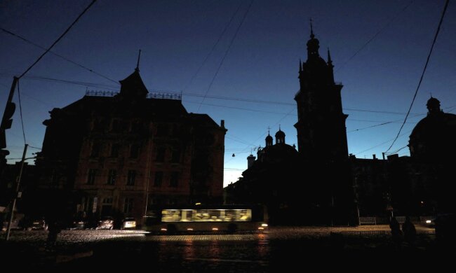 Отключения света в Украине