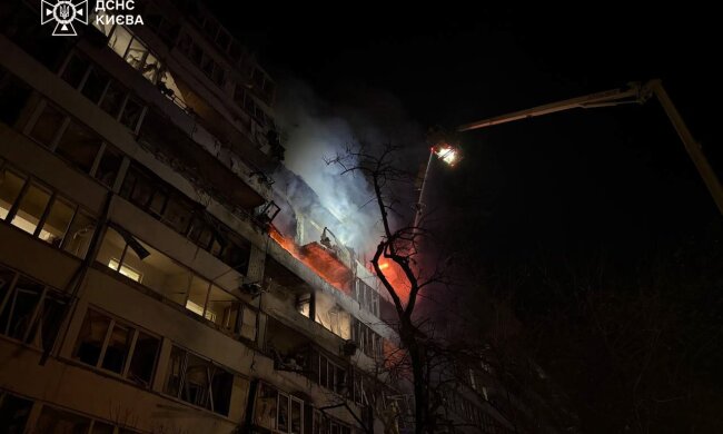 Ракетный удар по Киеву