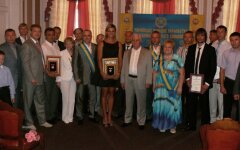 Леонид Кравчук и спортсмены