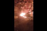 Пожар в Днепре, сгорел автомобиль, Toyota Highlander  и Volkswagen Caddy