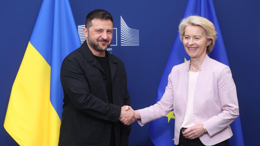 Володимир Зеленський та Урсула фон дер Ляйєн