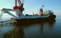 Строительство Северного-потока-2 в море