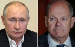Володимир Путін та Олаф Шольц / Колаж РБК-Україна