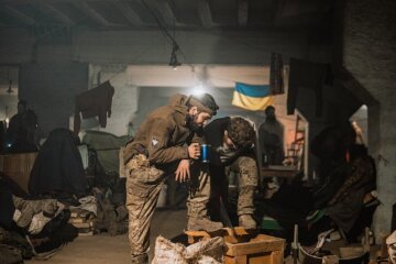 Украинские военные на Азовстали, фото