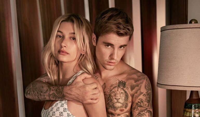 Хейли и Джастин Бибер