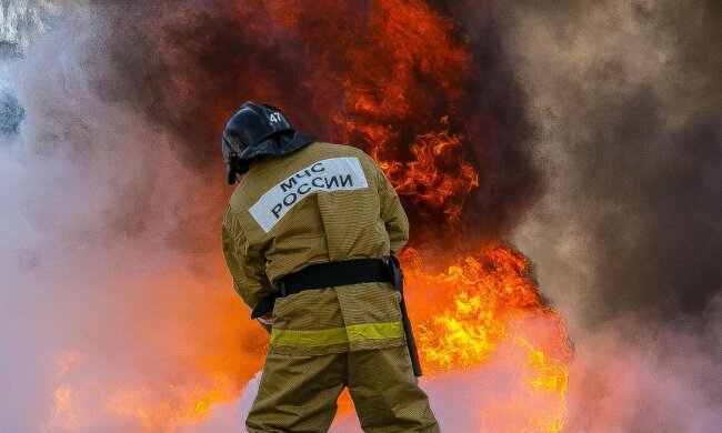 Пожежа у Росії