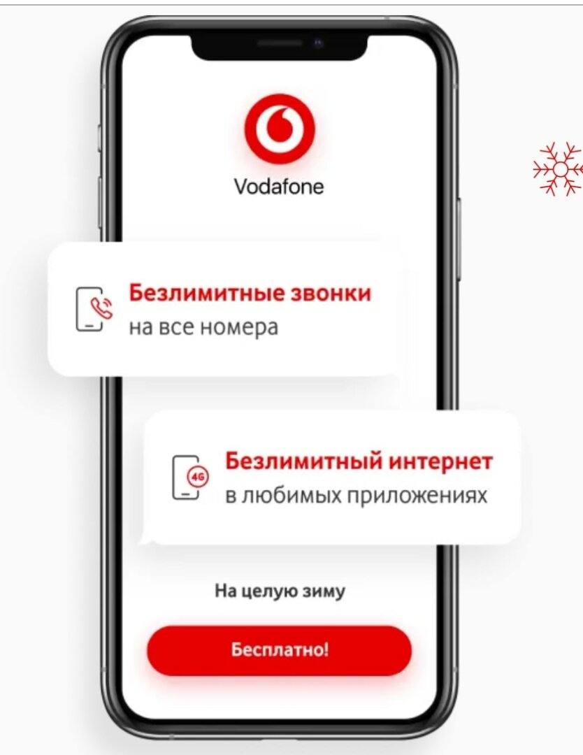Акция от Vodafone, с водафон все свои, интернет, звонки