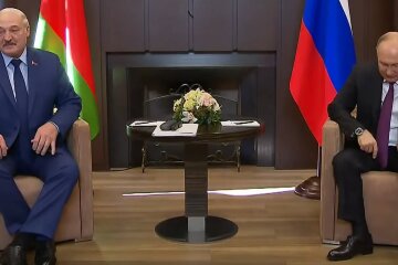 Встреча Путина и Лукашенко в Сочи, скриншот
