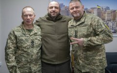 Александр Сырский, Рустем Умеров и Валерий Залужный