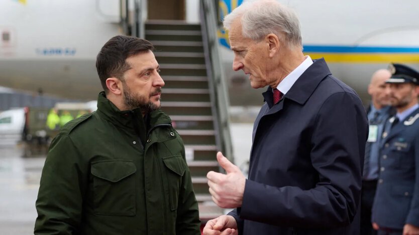 Володимир Зеленський та Йонас Гар Стере