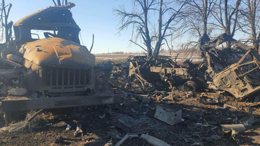 ВСУ прожарили военную колонну РФ в Сумской области