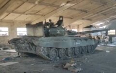 Трофейный боевой танк Т-72Б3, война с россией