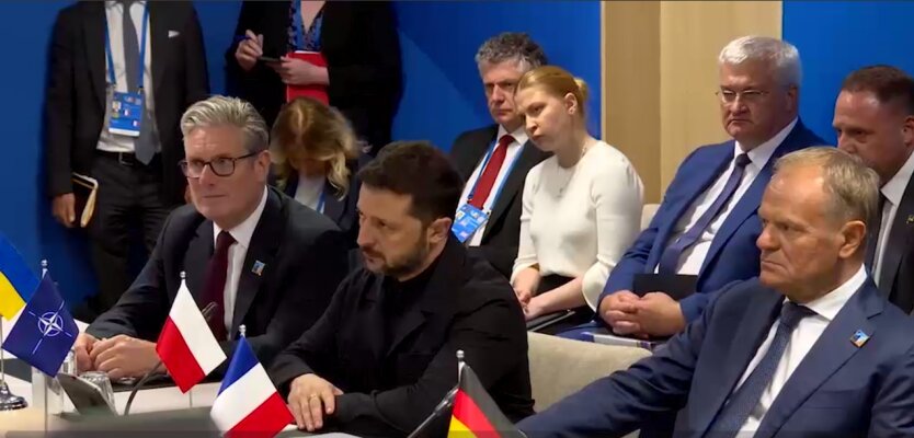 Володимир Зеленський, Кір Стармер та Дональд Туск