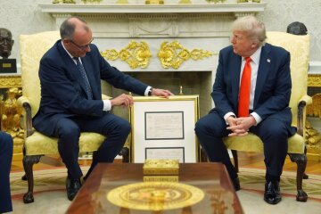 Фрідріх Мерц та Дональд Трамп
