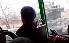 танки в Луганске
