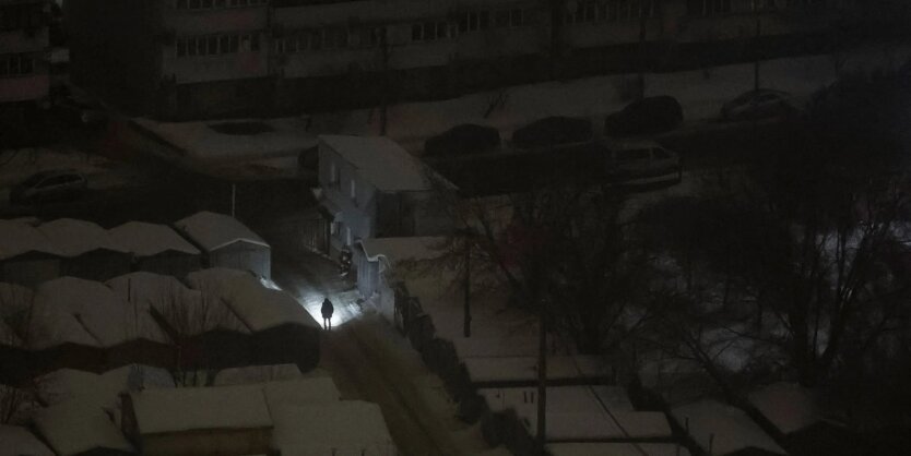 Отключение света в Украине