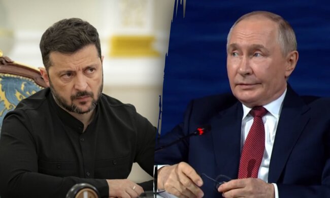 Володимир Зеленський та Путін