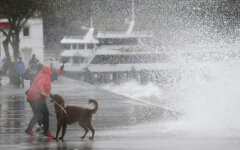 Heavy wind in Istanbul